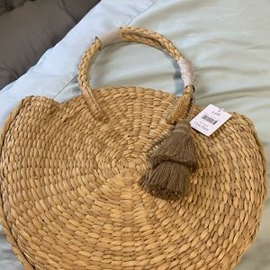 J Jill brand new straw bag
